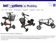 Tablet Screenshot of innovationsinmobility.com